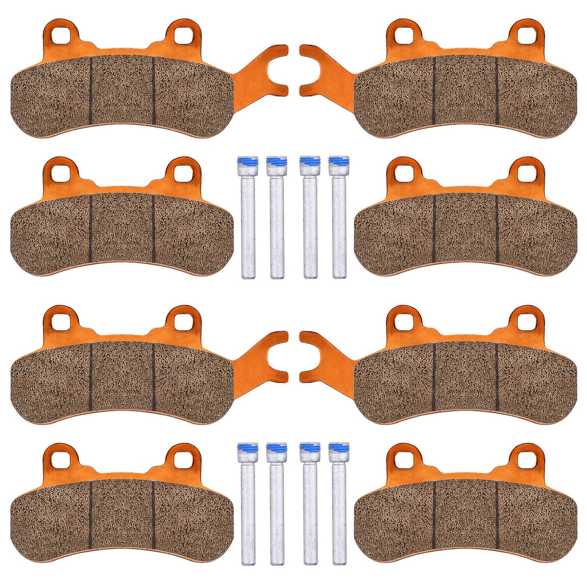 ZINGER brake pads front packaging showing full replacement kit and fitment details, reliable upgrade