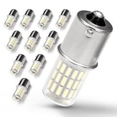 Ziomitus front packaging showing ten 1141 1156 LED bulbs and benefits
