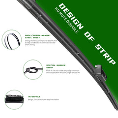 ZIXMMO 26-inch driver blade close-up showing reinforced base for steadier contact