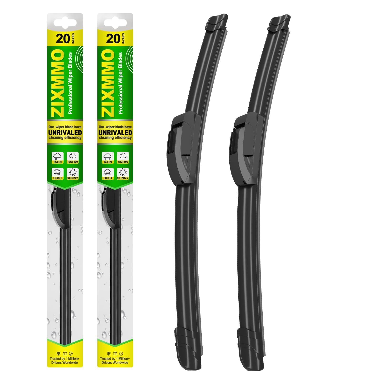 ZIXMMO front packaging showing the two 20-inch blades and benefits