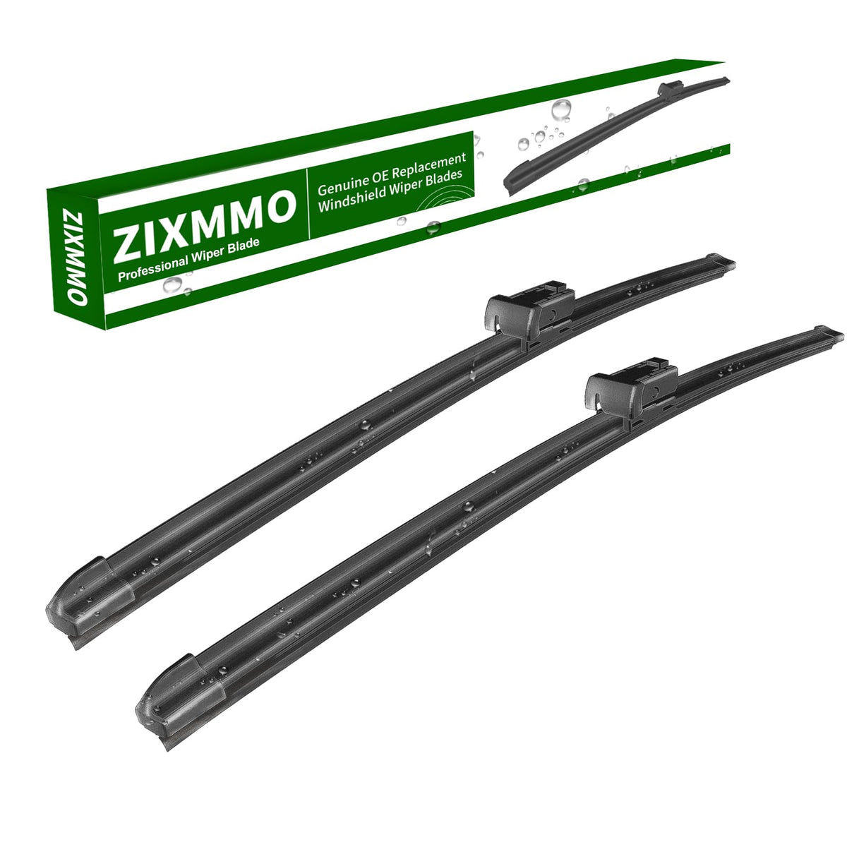ZIXMMO front packaging showing complete 26" and 19" replacement set with clear labeling and benefit