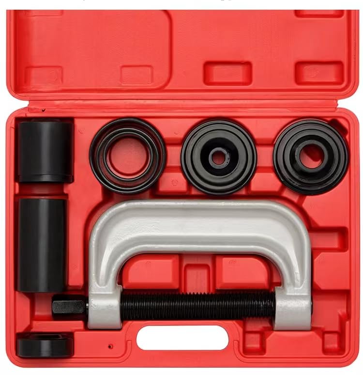 ZJERYL GULL front packaging of 10pc ball joint press kit showing components and red case, professional convenience