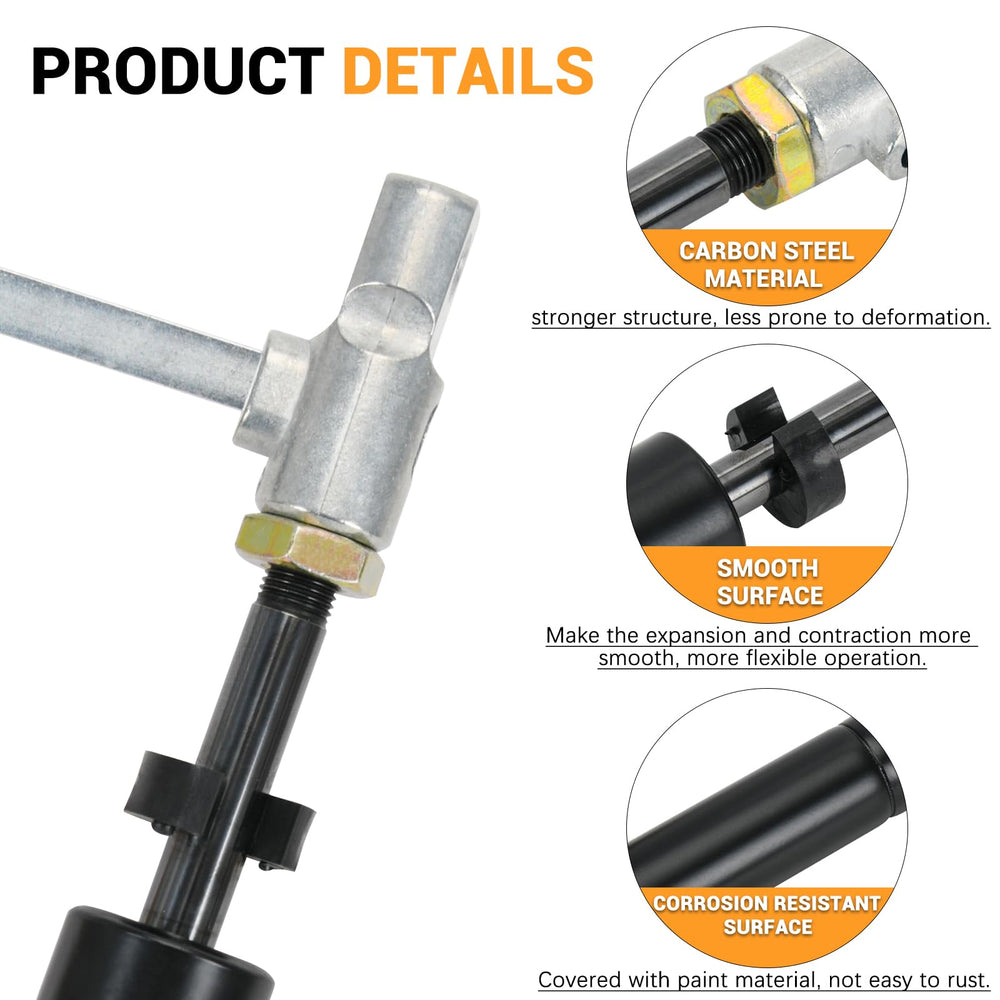 ZJTBLL cylinder mounted on a Can-Am steering column demonstrating direct-fit installation benefit