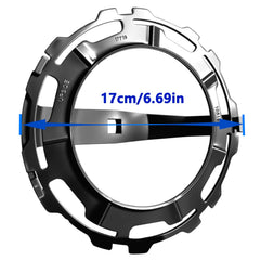 ZKTOOL closeup of engagement teeth for secure ring grip and reduced slipping