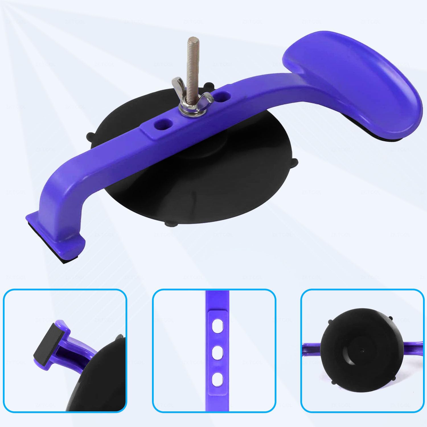 ZKTOOL in use on a convertible rear window for stable alignment