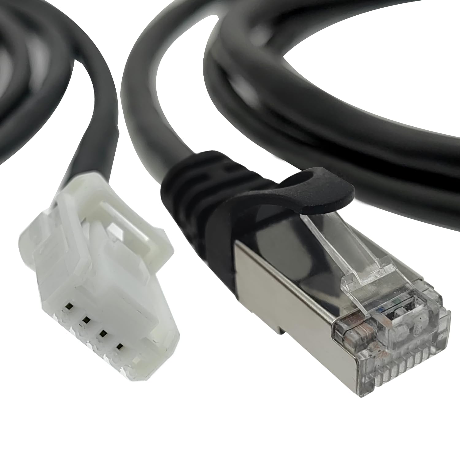 ZKTOOL cable plugged into Tesla Model 3 diagnostic port demonstrating easy connection