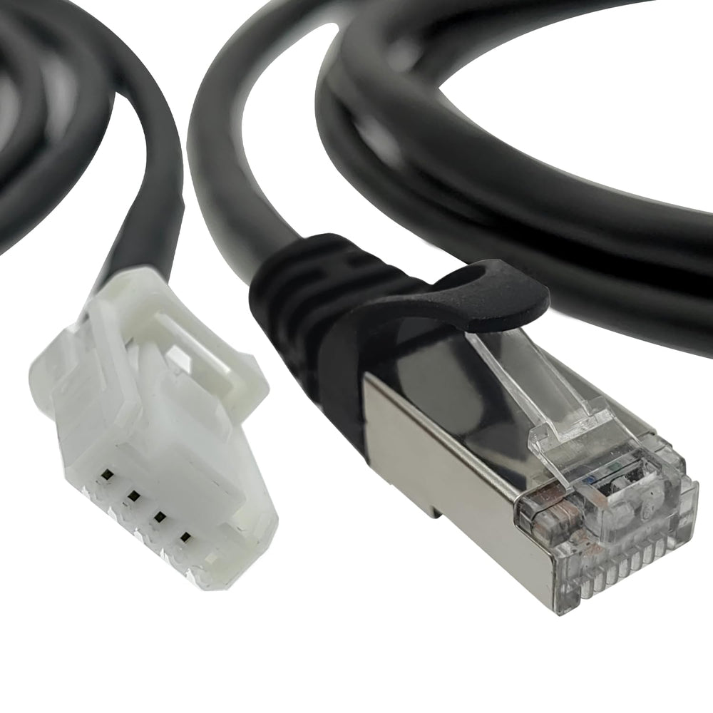 ZKTOOL cable plugged into Tesla Model 3 diagnostic port demonstrating easy connection