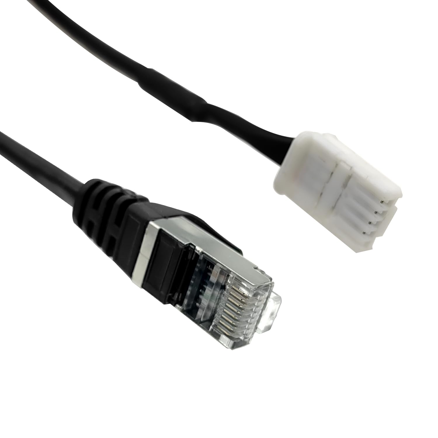 ZKTOOL cable length and connector close-up showing 59-inch reach and connector fit