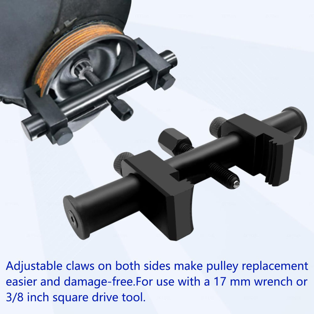 ZKTOOL comparison with pulleys showing 35mm to 160mm fit range for versatile compatibility