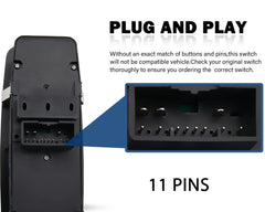 ZLC-ZAMXY 11-pin connector rear view showing pins for plug-and-play installation compatibility