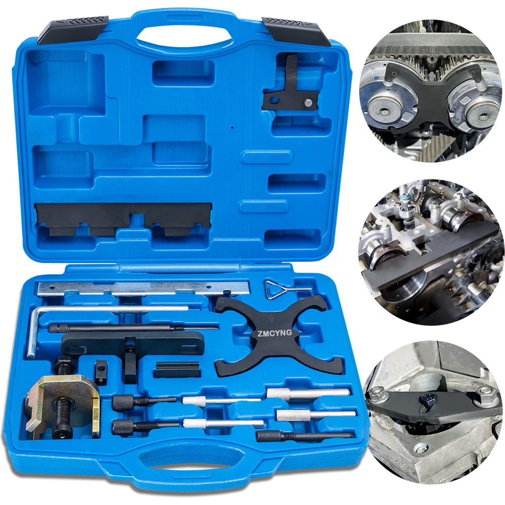 ZMCYNG front of kit organized layout showing included timing tools and benefits of completeness
