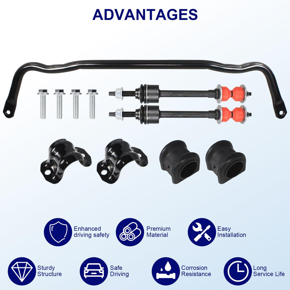 ZNB stabilizer bar installed under Ram 1500 for restored handling benefit