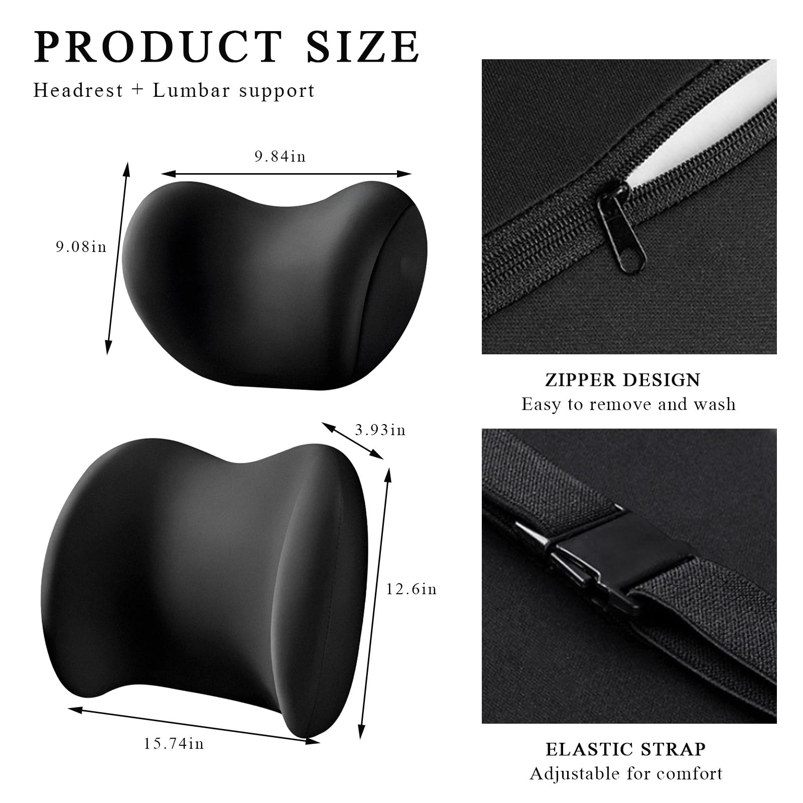 ZNDAW memory foam close-up illustrating resilience and comfort