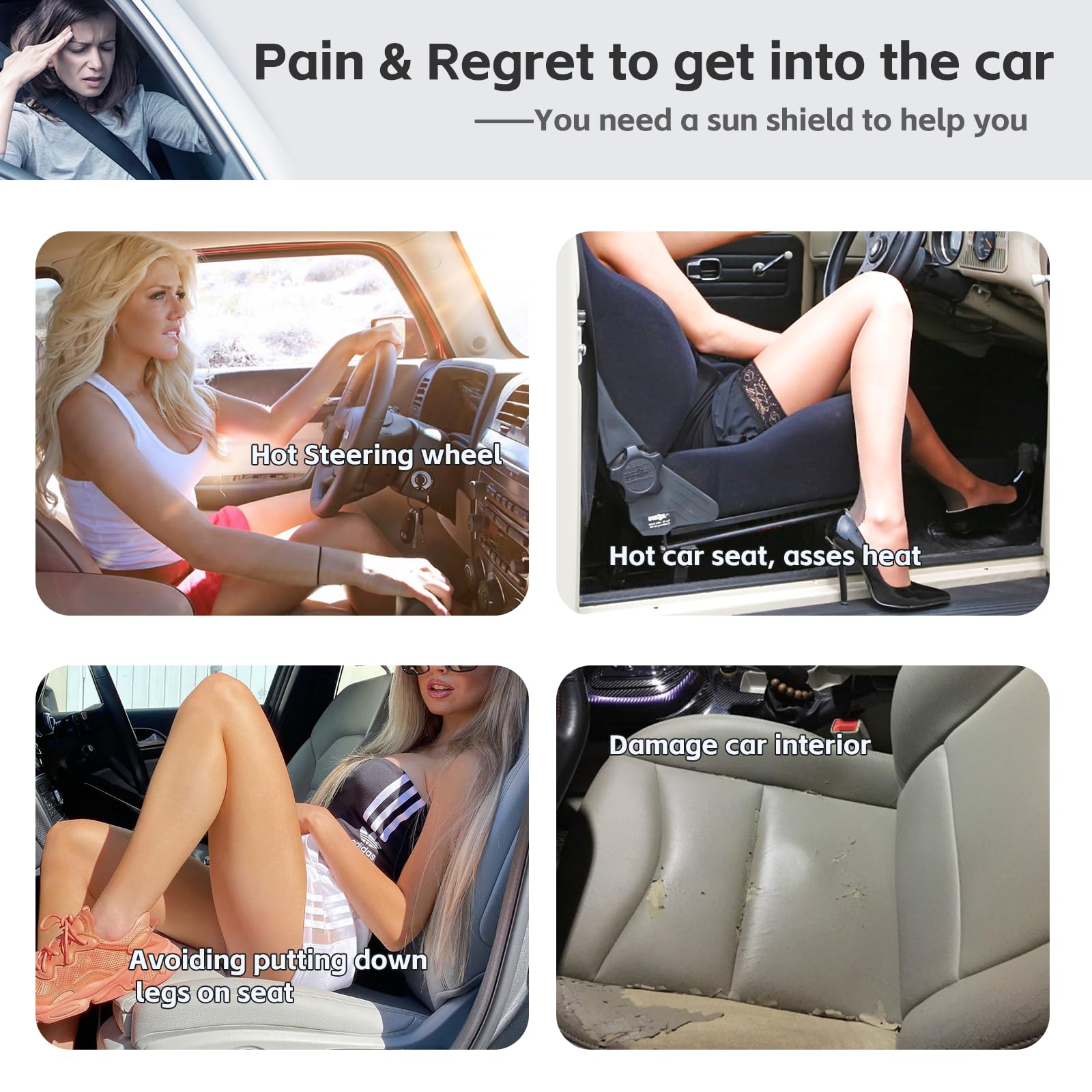ZOIBV lifestyle shot parked in sun demonstrating interior protection