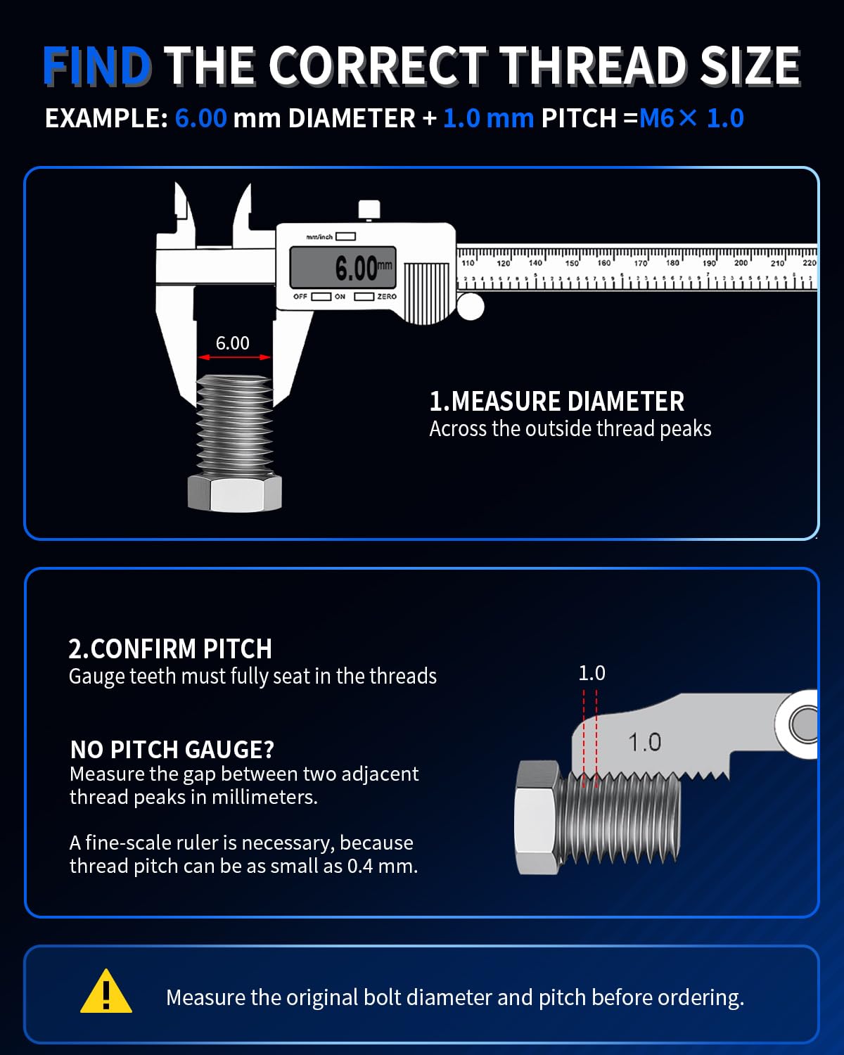 ZOMIYU precision counterbore close-up showing clean recess for flush insert seating