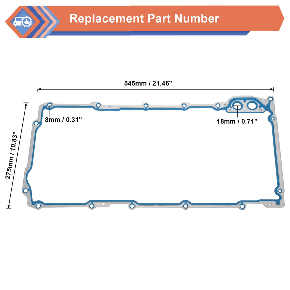 ZONFANT gasket fitted to engine block showing accurate bolt-hole alignment benefit