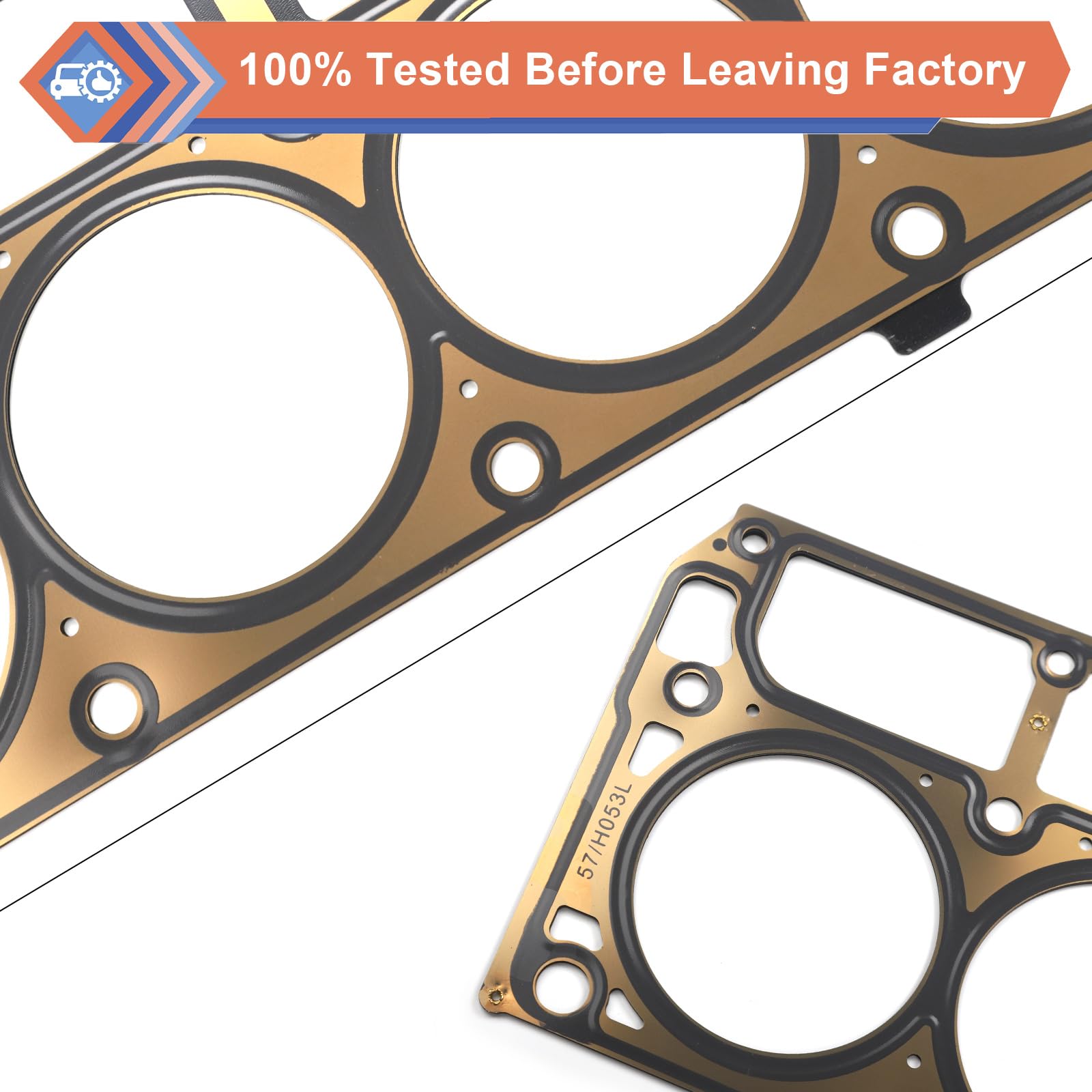 ZONFANT gasket positioned on engine head illustrating proper fitment benefit