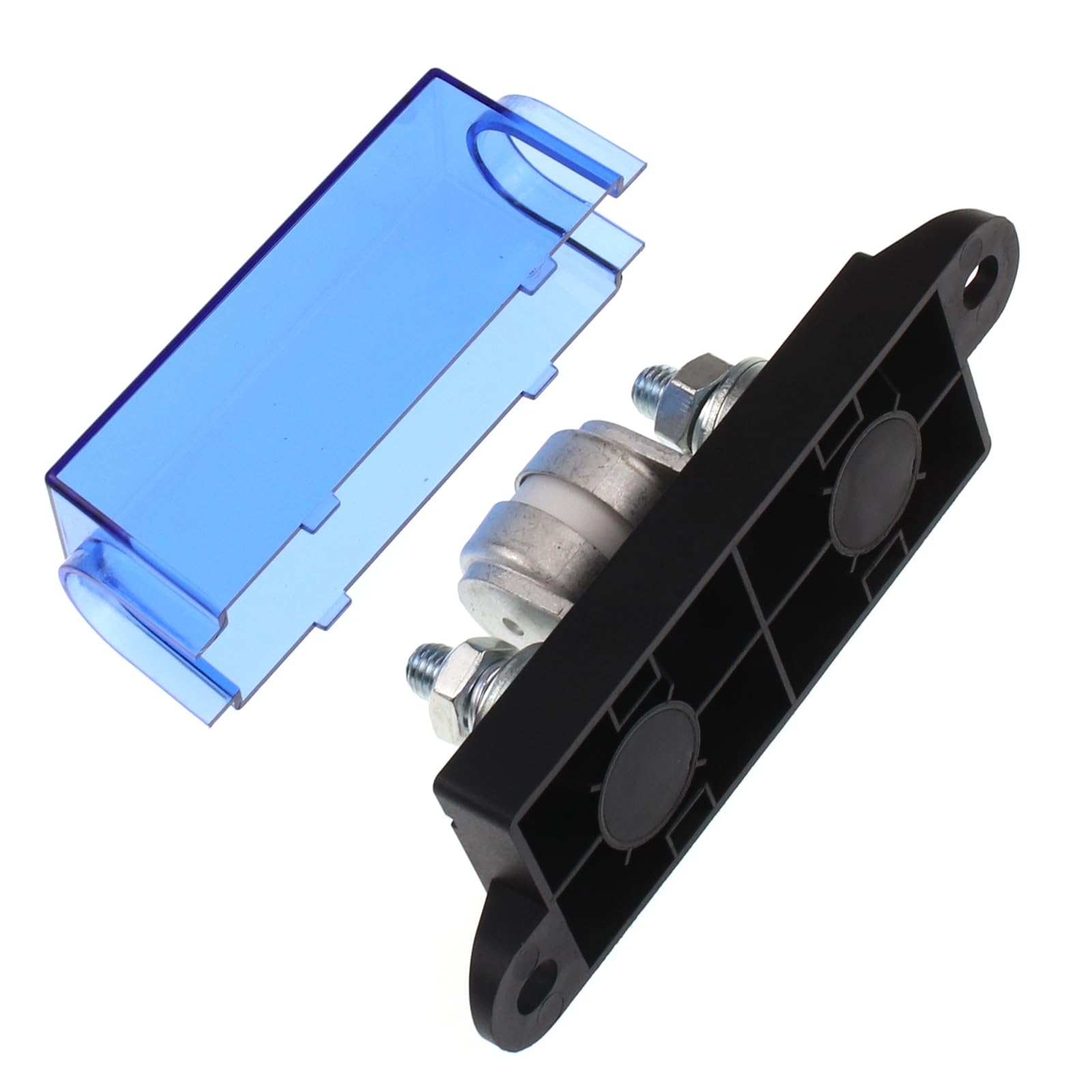 ZOOKOTO fuse block next to ruler showing scale and stud spacing for correct lug fitment
