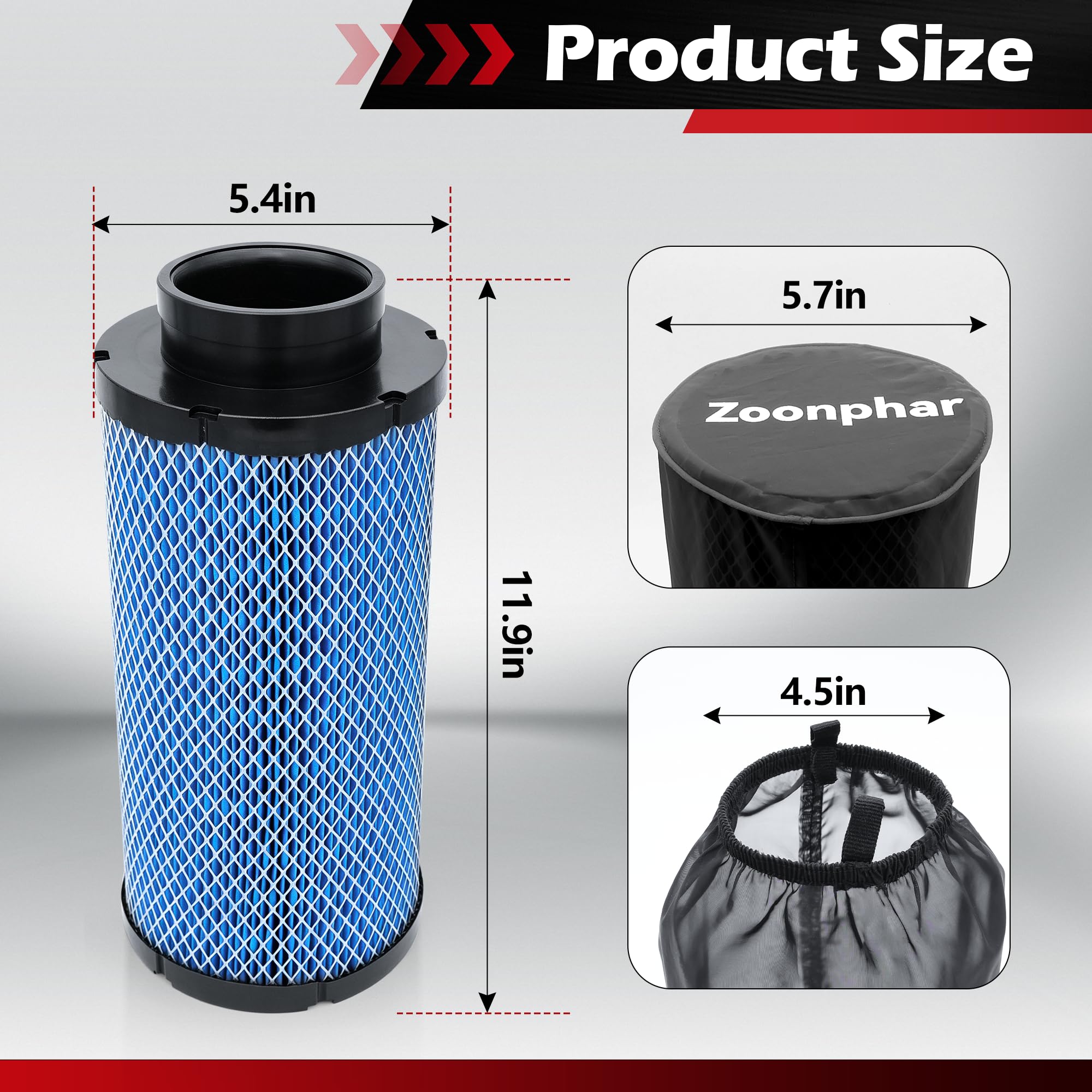 Zoonphar installed in Polaris RZR demonstrating correct fitment benefit