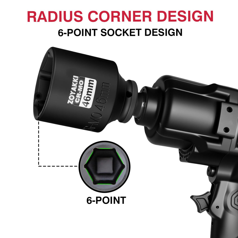 ZOYAKKI laser-etched marking close-up ensuring size visibility and quick identification benefit