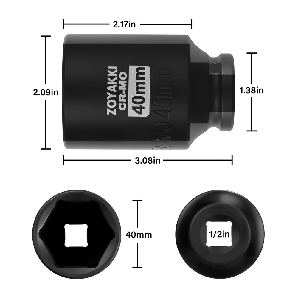 ZOYAKKI close-up of laser-etched marking for easy reading in dim environments