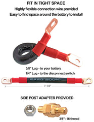 ZOZOMOTORS remote fob in hand demonstrating quick battery cutoff convenience