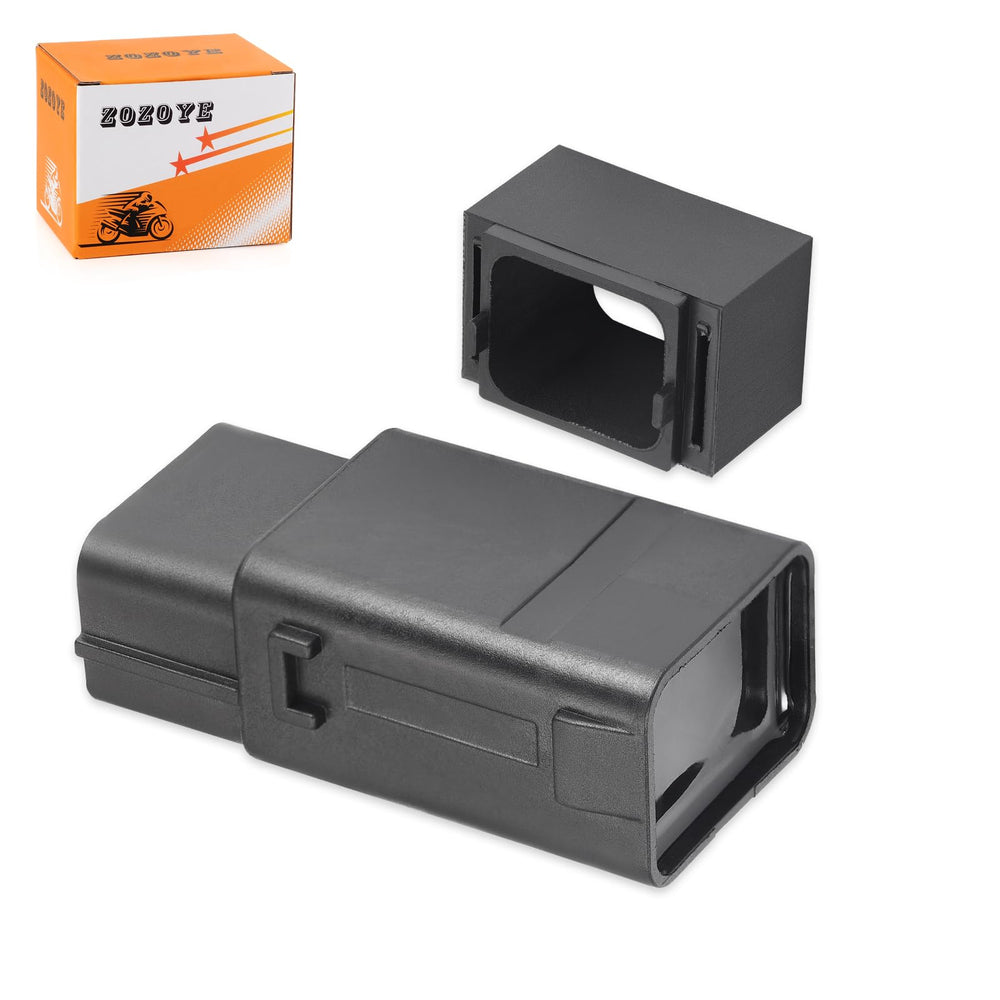 zozoye relay package contents showing relay and mounting rubber ready for installation