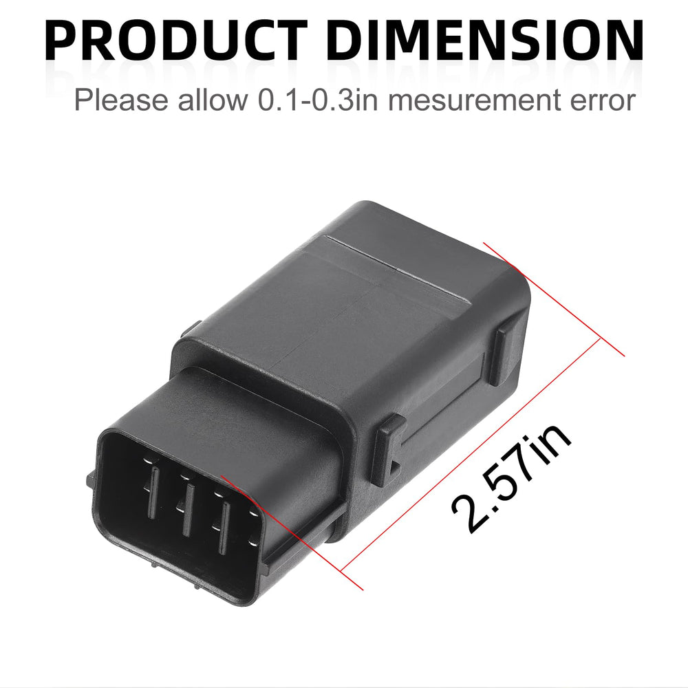 zozoye relay beside ruler size comparison illustrating compact fit for factory locations
