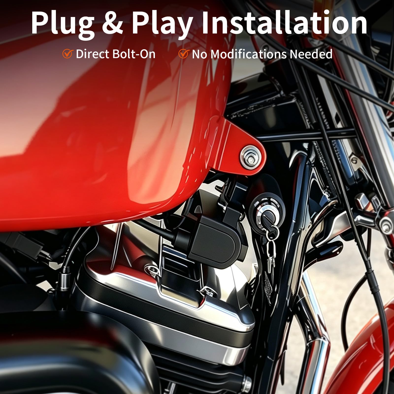 zozoye ignition coil installed on Harley engine showing restored ignition reliability