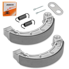 zozoye front view of rear brake shoes showing fit and shape for Honda models