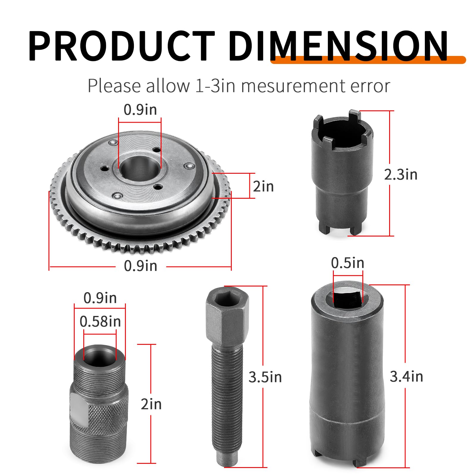 zozoye tools next to ruler showing scale for accurate fit confirmation