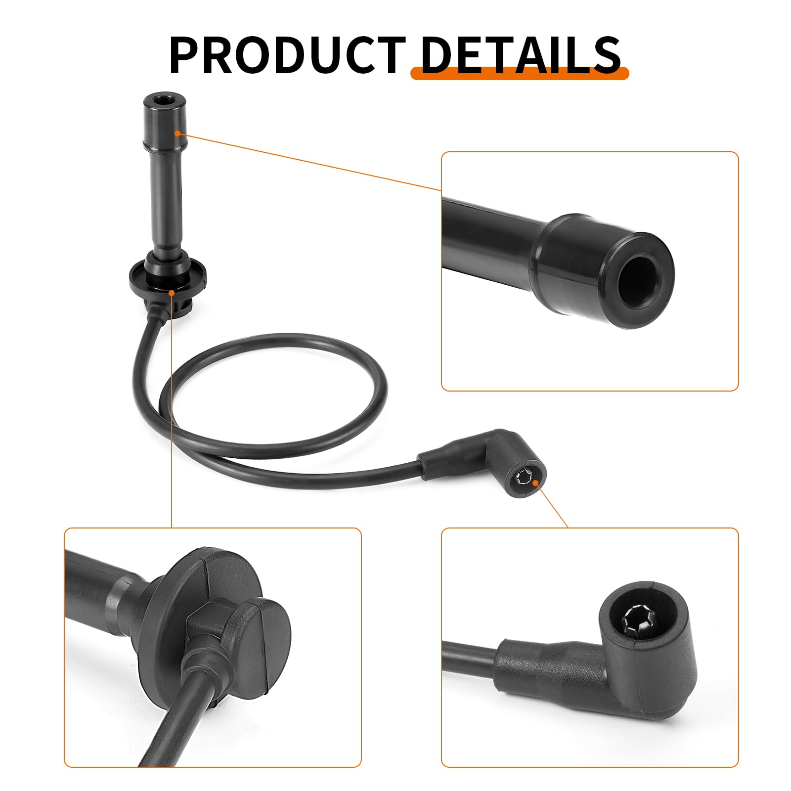 zozoye spark plug installed in engine, showing correct fit and reliability benefit