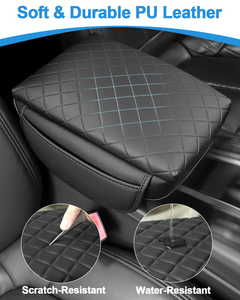 Zrebrio memory foam cross-section highlighting 1-inch cushion comfort