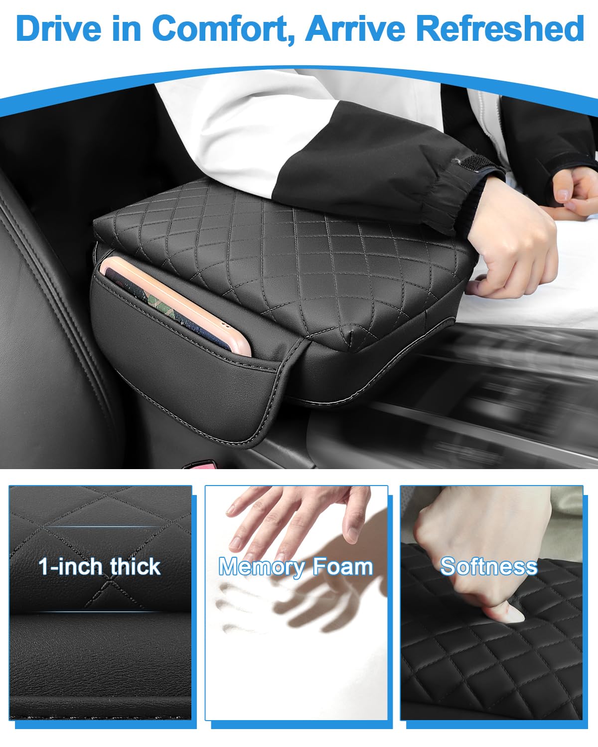 Zrebrio straps and anti-slip dots detail for secure, tool-free install
