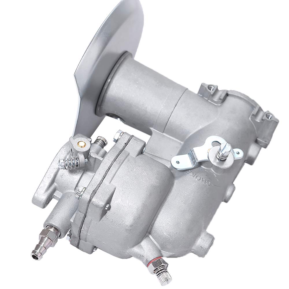 Zreneyfex carburetor installed on mower demonstrating restored engine reliability