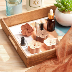 Zubebe diffusers with oil drops on center showing easy application and refill benefit