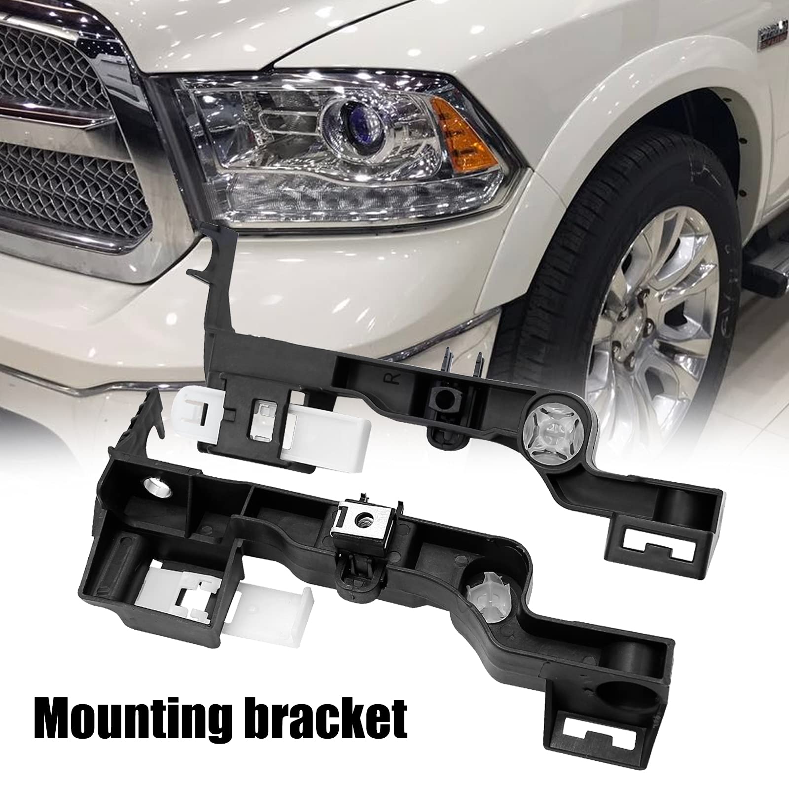 zudksuy bracket installed on Dodge Ram illustrating restored headlamp stability