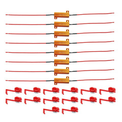 ZUDKSUY resistor mounted under hood demonstrating proper placement and improved signal function