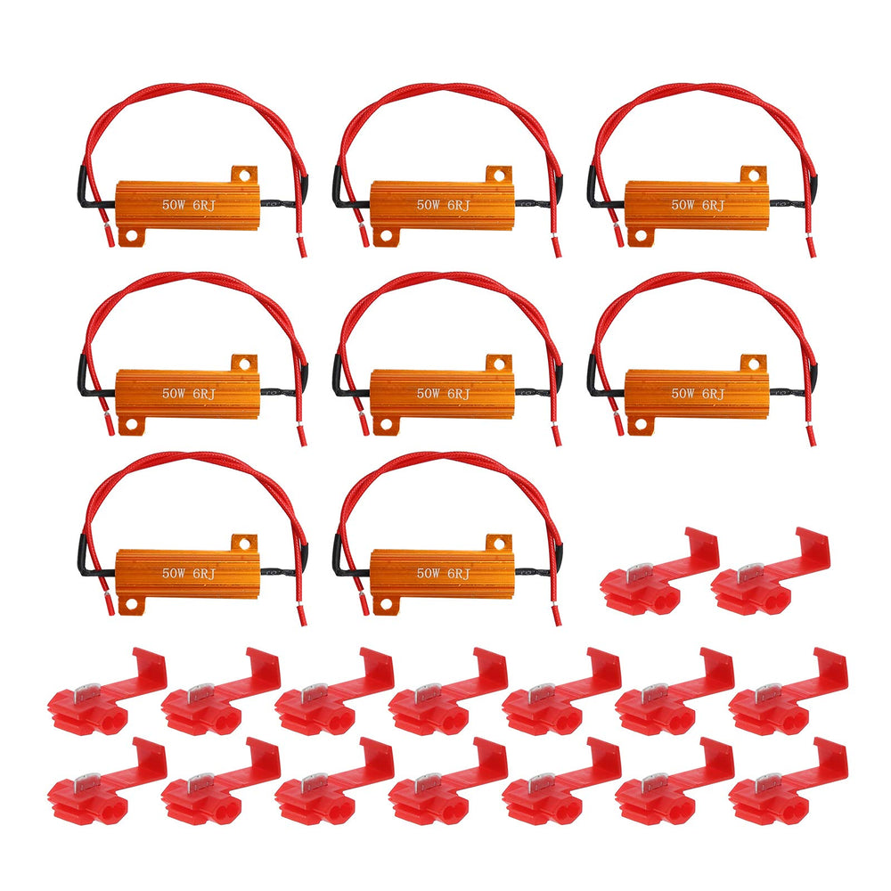 ZUDKSUY close-up of single 50W 6ohm resistor highlighting durable connections and reliability