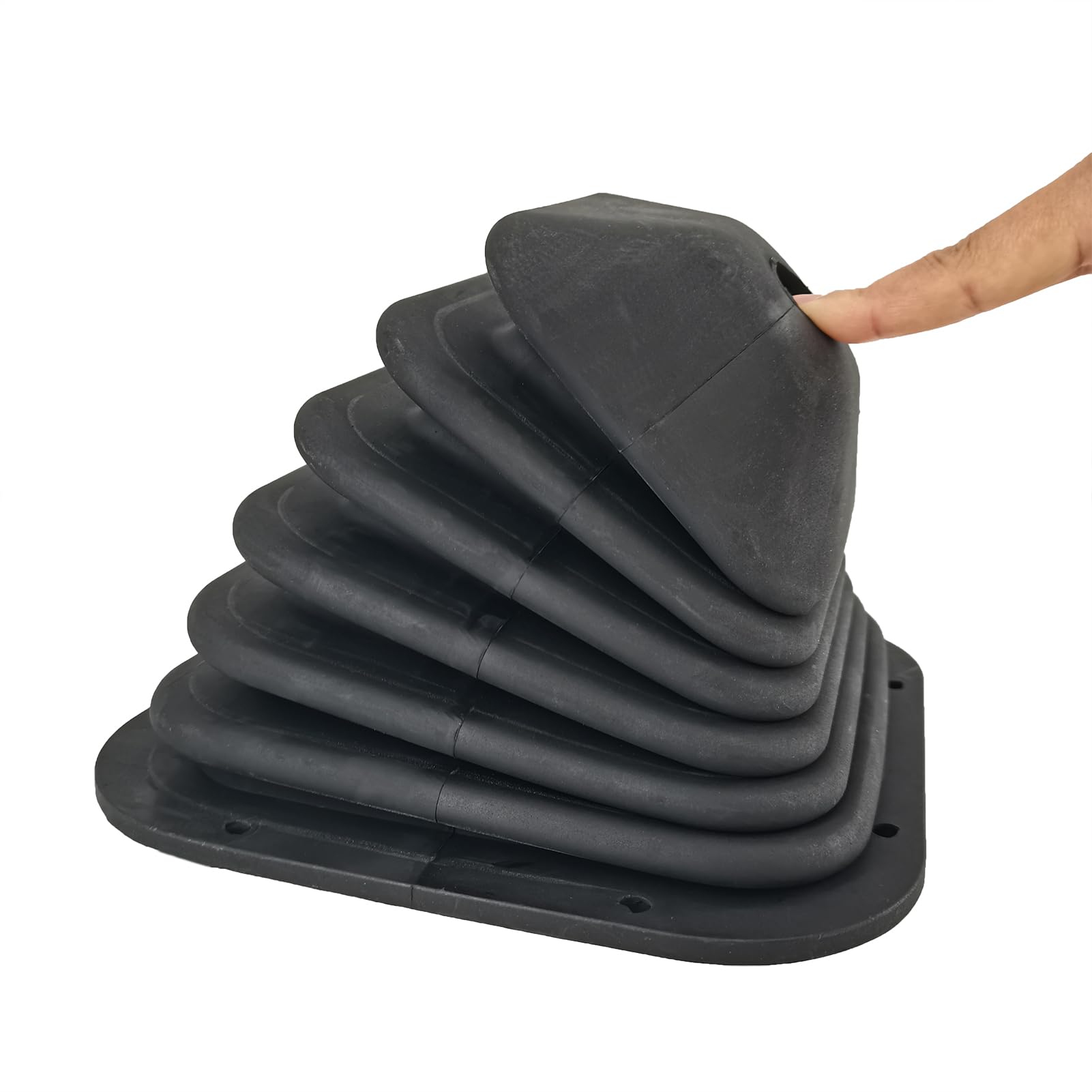 ZUVELLO close-up of rubber texture highlighting durable flexibility