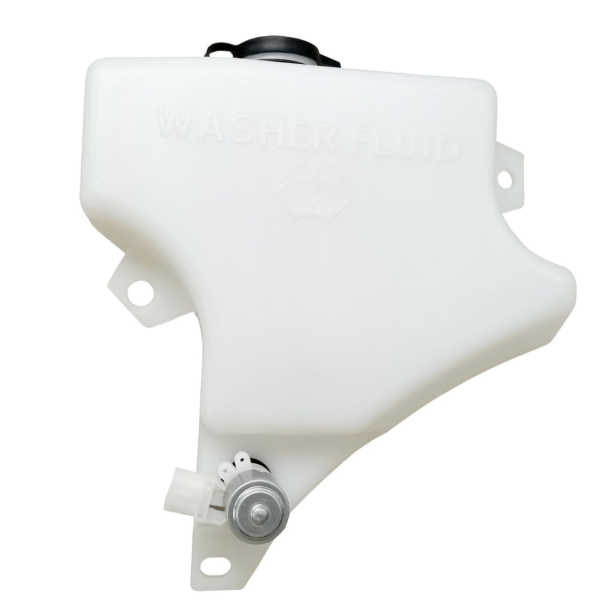 ZUVELLO front view of reservoir showing shape and mounting points for easy replacement