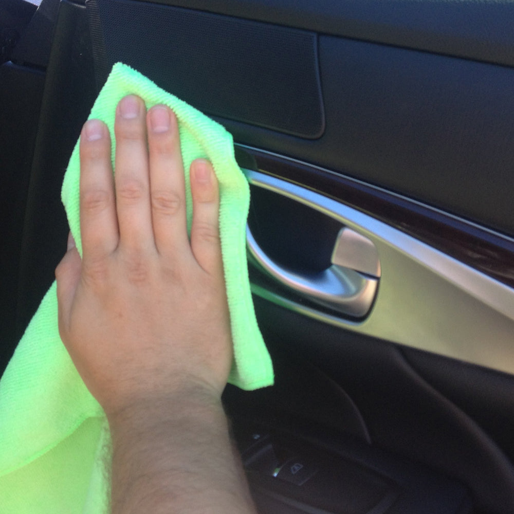 Zwipes stacked before laundering highlights washable, reusable savings