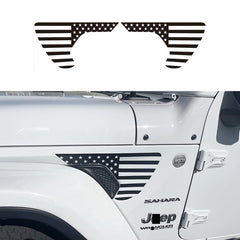 Zxiaochun front packaging showing pair of matte flag decals and benefits