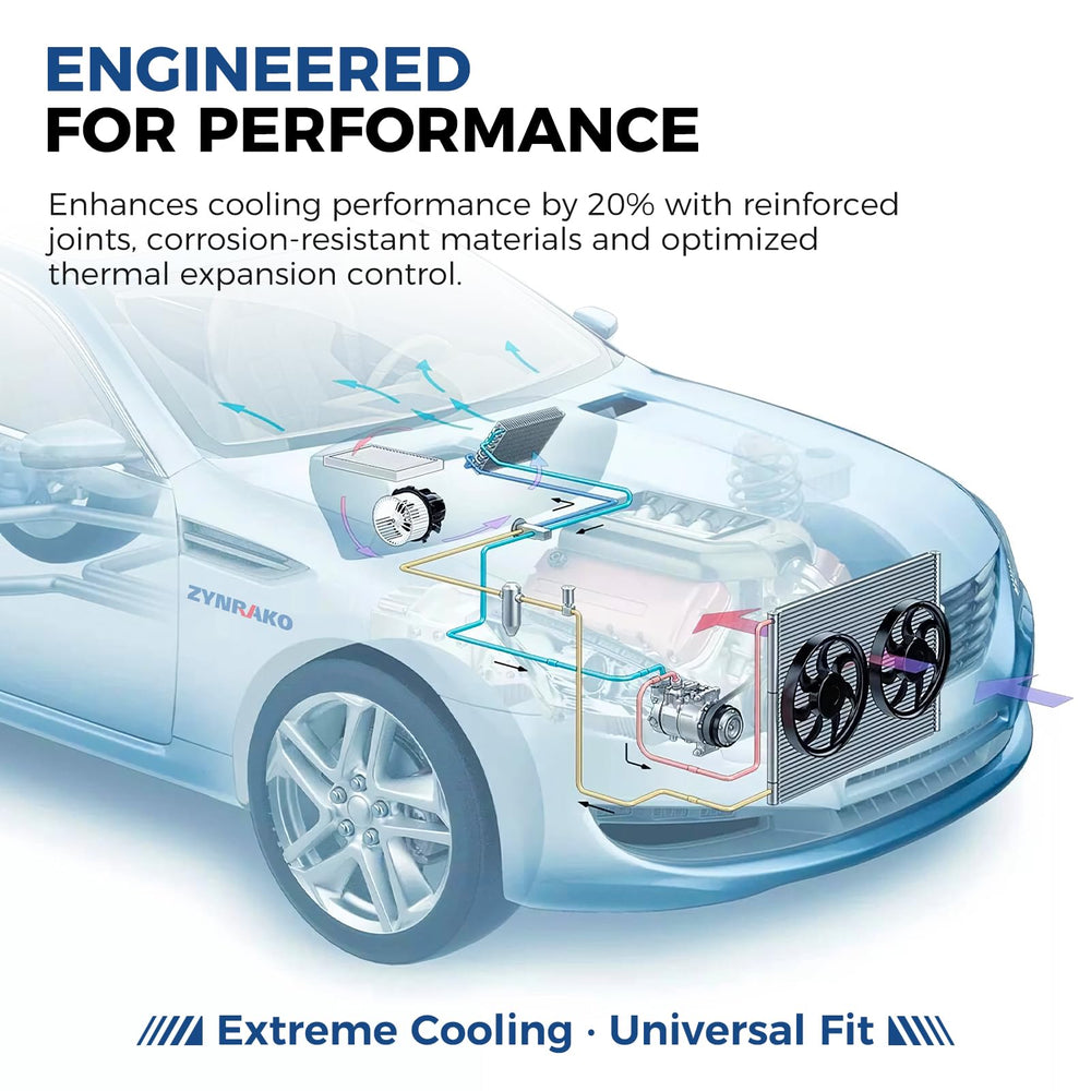Zynrako installed in truck on road illustrating dependable cooling performance