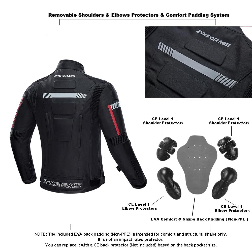 Zyxformis detachable thermal liner laid out for seasonal warmth control